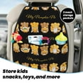 thumbnail image 5 of Gaeub Pumpkin Pie Gnome Print Anti-Kick Storage Mat for Car Seats 2 Pcs, Car Kick Mats with 3 Pocket Protector, Essential Car Seat Protector for Child Car Seat,Car Seat Protector, 5 of 8