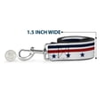 thumbnail image 6 of Buckle-Down Pet Leash, Dog Leash, Americana Stars Stripes White Blue Red, 4 Feet Long 1.0 Inch Wide, 6 of 6