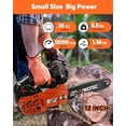thumbnail image 5 of 25cc Gas Chainsaw 12 Inch Gas Powered Chainsaws 2-Cycle Petrol Handheld Gasoline Chain Saw Power Saws for Cutting Wood Tree Trimming, 5 of 7