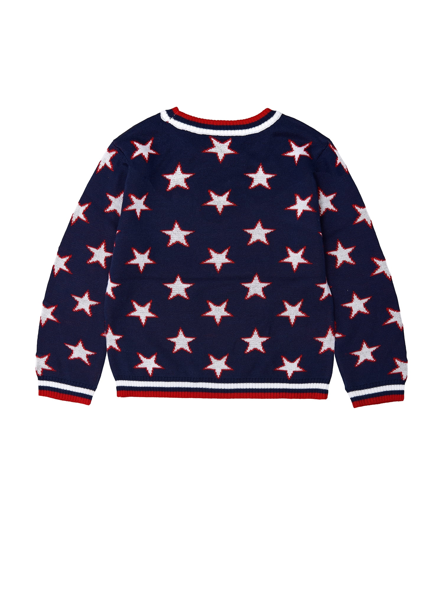 Way to Celebrate Toddler Americana Sweater, Sizes 12M-5T