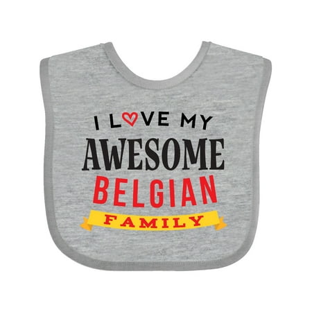 

Inktastic Belgian Family Reunion Gift Baby Boy or Baby Girl Bib