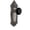 Antique Pewter, variant on Grandeur 850417 Grande Victorian Solid Brass Rose Passage Door Knob Set - Nickel