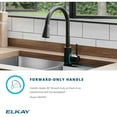 thumbnail image 3 of Elkay LKAV3031MB Avado Single Hole Kitchen Faucet with Pull-Down Spray and Forward Only Lever Handle, Matte Black, 3 of 4