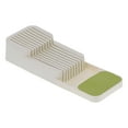 thumbnail image 2 of Knife Holder,  Knife Rack Easy To Operate 2-Layer  for Home for Kitchen White Green, 2 of 8