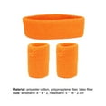 thumbnail image 7 of 1 Set Sweatband Set Reversible Soft Breathable Athletic Elastic Sweat Bands for Sports, 7 of 7