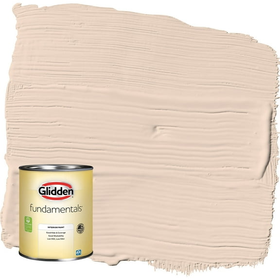 Glidden Fundamentals Enjoy / Orange Eggshell Interior Paint, 1 Quart