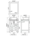 thumbnail image 2 of LessCare Modern 24'' Single Bathroom Vanity Set with Mirror, 2 of 3
