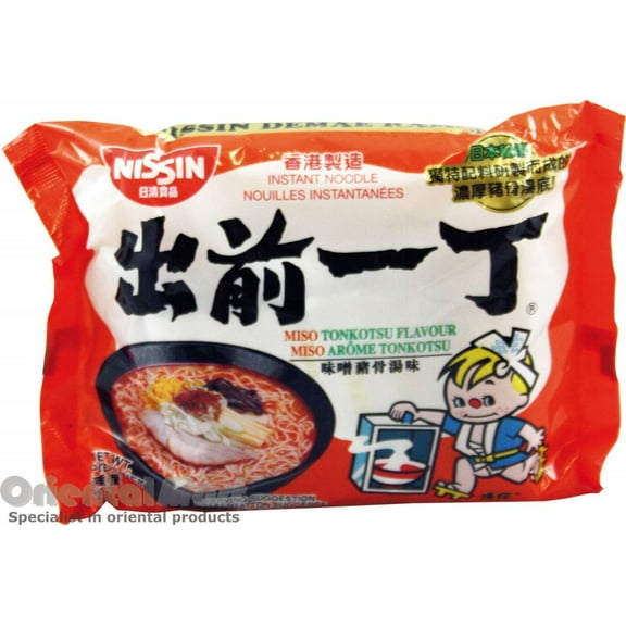 NineChef Bundle - Nissin Demae Ramen Miso 3.5 oz (30 packs)   1 NineChef ChopStick