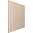 thumbnail image 3 of Ekena Millwork 94"H x 1/4"T Adjustable Wood Slat Wall Panel Kit w/ 1"W Slats, Hickory (contains 42 Slats), 3 of 7