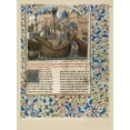 thumbnail image 2 of Master of the Jarden de Vertueuse Consolation 15x18 Black Ornate Wood Framed with Double Matting Museum Art Print Titled - Alexander Attacks the City of Tyre, 2 of 4