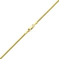 thumbnail image 2 of LoveBling 14K Yellow Gold 1.5 mm Solid Diamond Cut Franco Chain Necklace with Lobster Lock (20"), 2 of 3