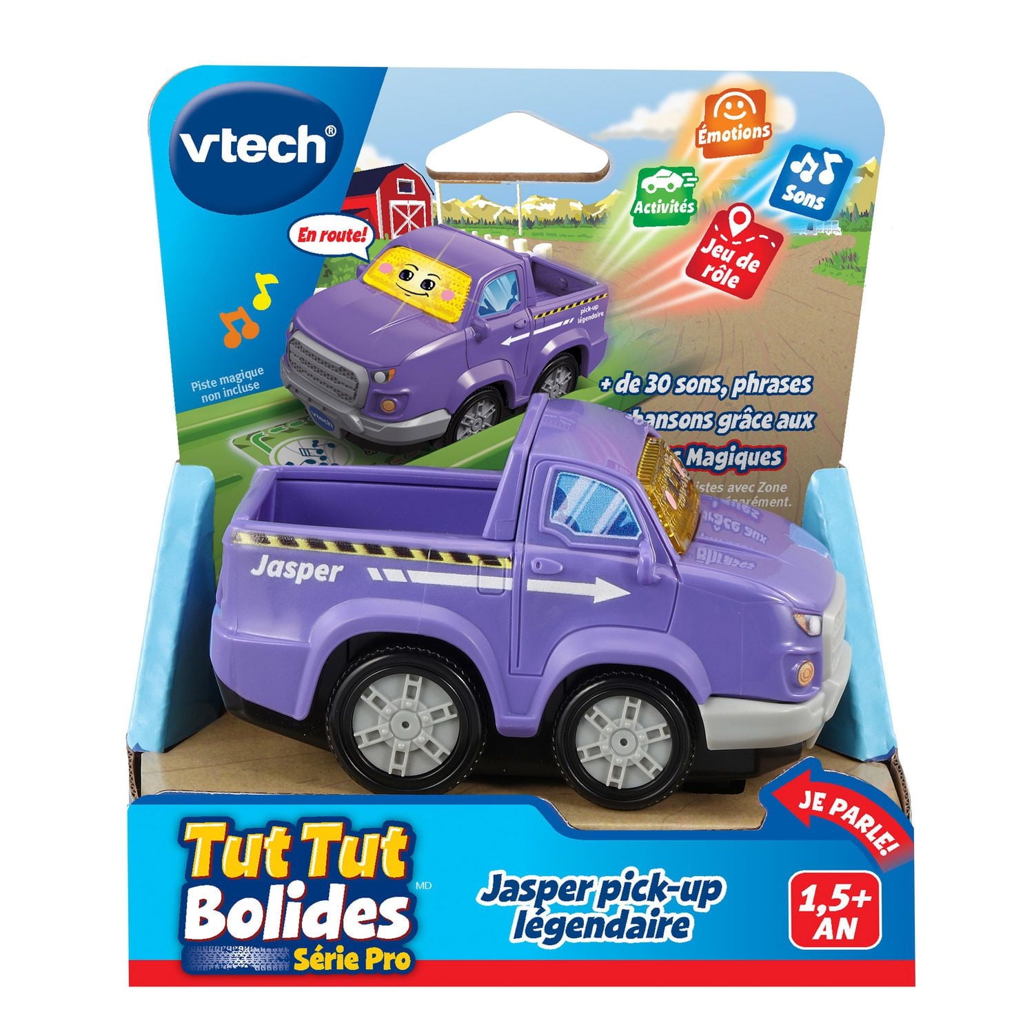 VTech Go! Go! Smart Wheels® Tough Truck First Toy Car for Toddlers- French Version, 1-5 Years