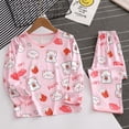 thumbnail image 1 of Pijamas para niños, conjunto de ropa para el hogar de manga larga para niñas de estilo coreano, ropa fina para aire acondicionado para bebés, ropa para niños de primavera y otoño, 1 of 2