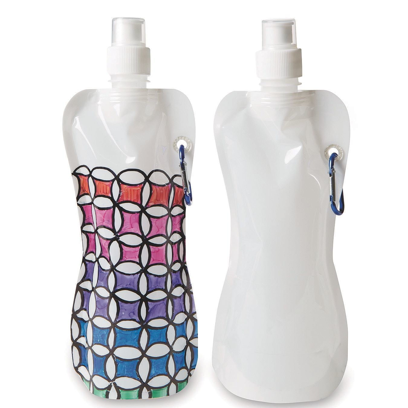 Color-Me™ Collapsible Water Bottles (Pack of 50)