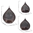 thumbnail image 3 of Evergreen LED Glass Raindrops, Set of 3 (Gray), 3 of 4