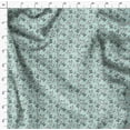 thumbnail image 4 of Soimoi Green Viscose Chiffon Fabric Coffee & CHill Text Print Sewing Fabric Yard 42 Inch Wide, 4 of 5