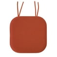 thumbnail image 2 of Memory Foam Honeycomb Non-Slip Back Chair Cushion Pad with Ties 6 Pack Rust, 2 of 4