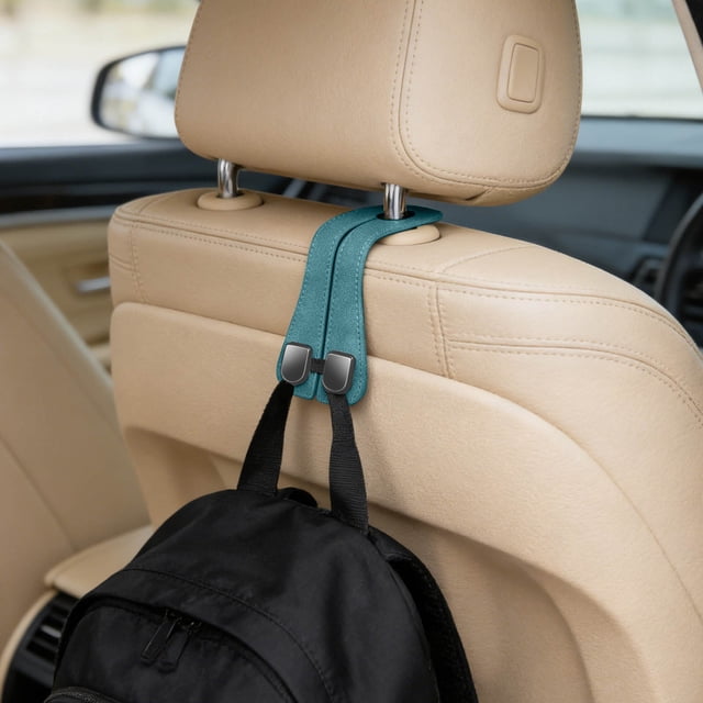 Back Seat Hanger Organizer for Rear Headrest Sturdy Universal Vehicle Storage Hook Decoration
