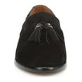 thumbnail image 3 of Franco Sarto Women's Hartlie Tassel Loafer Black Suede 9.5W, 3 of 5