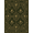 Dark Green And Gold, Pattern 1, variant on ODIKA Skull Damask With Baroque Floral And Boho Vintage Accents Goth Victorian Non-Slip Flatwoven for Living Room, Under Sectional, Family