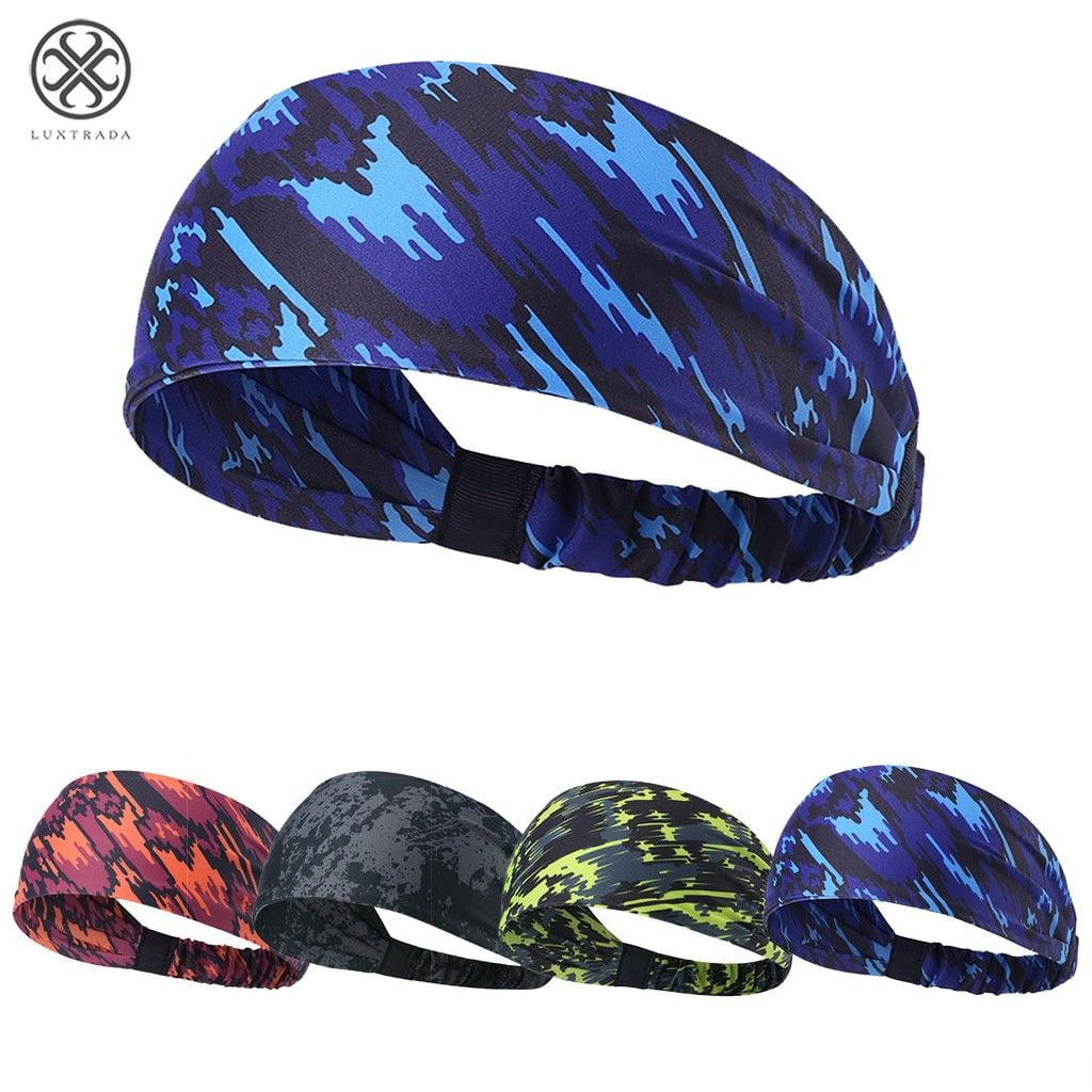 Luxtrada Sports Headbands for Men Women NonSlip & Moisture Wicking
