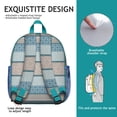 thumbnail image 3 of Floral Boho Chic Student Backpack – Artistic Abstract Daypack for Student, Lightweight and Water-Resistant for School and Travel, 3 of 6