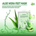 thumbnail image 5 of 1/5/10pairs Foot Mask Exfoliating Feet Mask Pedicure Heels Foot Mask Aloe Vera, 5 of 5