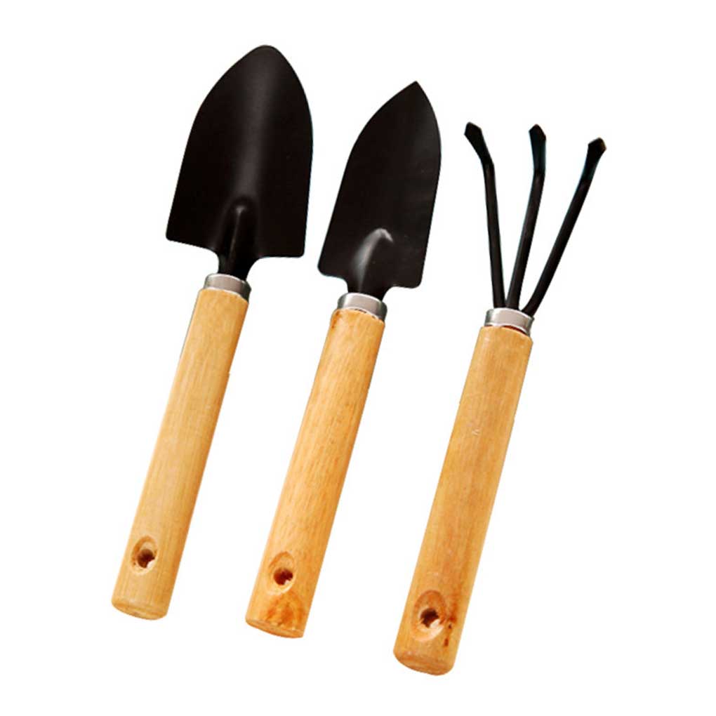 2pcs Assorted Gardening Tools Pot Plant Tools Mini Shovels and Rakes for Home
