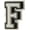 F, variant on Jibbitz Letter & Number Shoe Charms