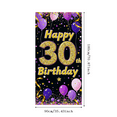 thumbnail image 3 of Glamorous Glittery Happy 30th Birthday Banner with Balloons and Confetti Background Party Decoration Photography Props Birthday Party Decor, 3 of 7