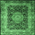 thumbnail image 1 of Ahgly Company Indoor Square Persian Emerald Green Traditional Area Rugs, 5' Square, 1 of 4