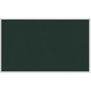 Ghent's Vinyl 2' x 3' Bulletin Board with Aluminum Frame in Ebony Brown
