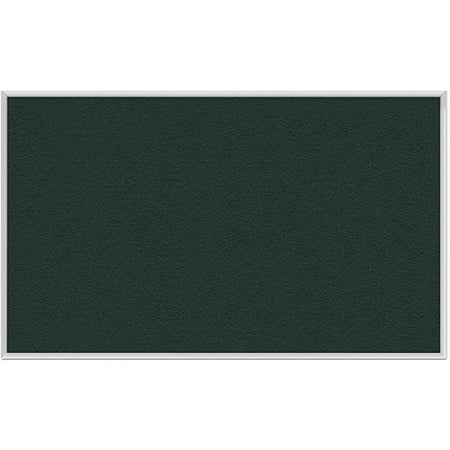 Ghent's Vinyl 18" x 24" Bulletin Board with Aluminum Frame in Ebony Brown