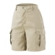 thumbnail image 4 of MKLEKYY Pijama Corto Para Mujer, Pantalones Cortos De Verano, Pantalones Cargo Con Bolsillos De Color Liso, Pantalones Casuales De Cintura Alta, 4 of 4