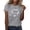 Grey, variant on Women's "Team Bride" Graphic T-Shirt, Bachelorette Party Casual Short Sleeve Tee, Soft Breathable Bridal Party Top, 8 Colors, S-XXXL
