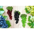 thumbnail image 3 of 3PCS Artificial Realistic Fruit Grape Clusters Lifelike Party Home Kitchen Cabinet Shop Decorations Wedding Arrangements Photography Props Basket, 3 of 3