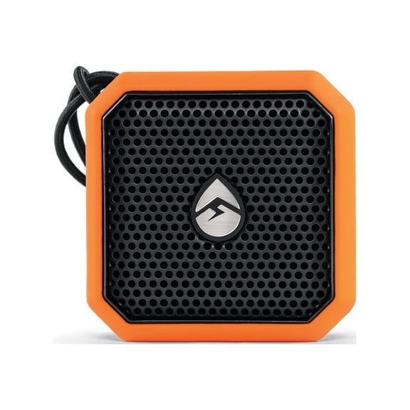 EcoXGear EcoPeddleLite Orange 3"x 3" EcoPeppble Lite Waterproof Speaker