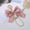 🔥 Pink, variant on TTJ Bag Charms for Handbags Car Keychain Little Gifts for Women Metal chain small printed keychain flower accessory pendant for Birthdays, Holidays and Special Occasions