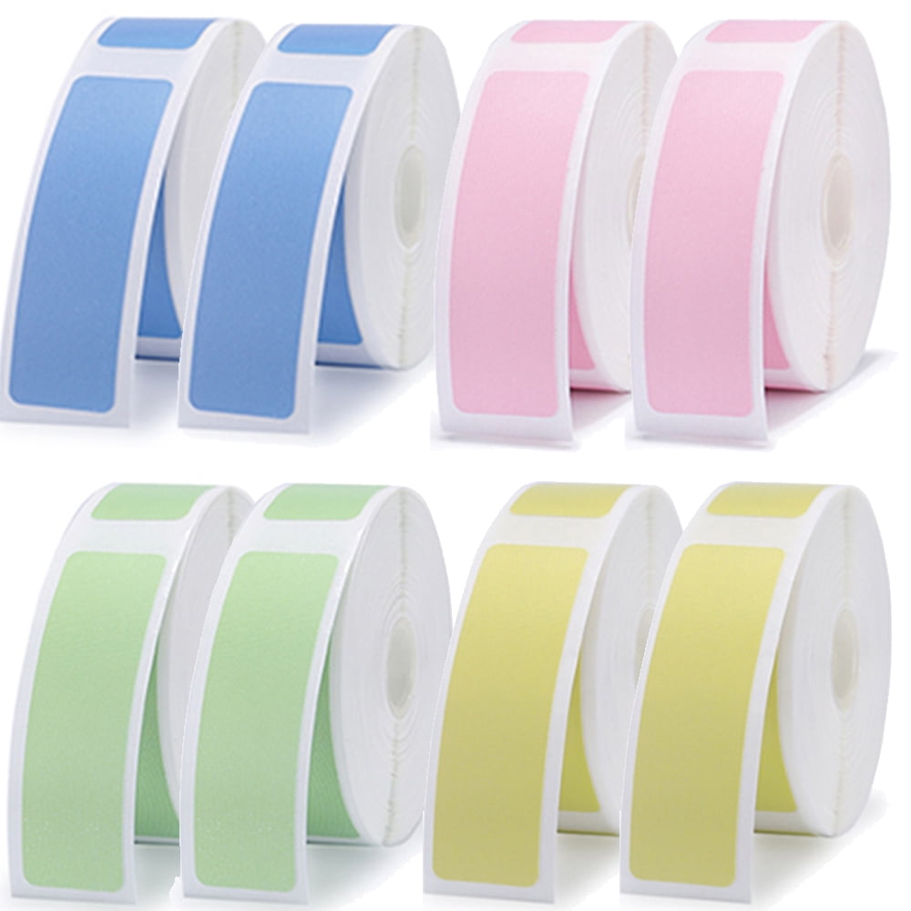 Blank Thermal Label, Self-Adhesive Label, 12mm x 40mm 150 Labels/Roll 8 Rolls, Compatible with D11/P11 Label Maker, Thermal Printing Label Paper for ...
