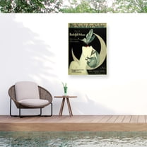 Vintage Apple Collection 'Art Deco Music Sheet' Outdoor All-Weather Wall Decor