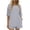 Grey, variant on Ekouaer Womens 100% Cotton 2 Pieces Short Sets Summer Short Sleeve Outfits Casual Matching Lounge Set with Pockets