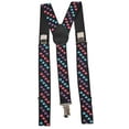 thumbnail image 2 of Dress Up America Tri Colored Heart Suspenders, 2 of 3