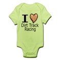 thumbnail image 1 of CafePress - I Heart Dirt Track Racing Infant Bodysuit - Baby Light Bodysuit, 1 of 1