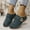Blue, variant on Womens Sandals Closed Toe Hollow Buckle Sandals Summer Comfort Slippers Outdoor Walking Shoes Flats Thick-Soled Slip on Half Slippers