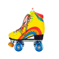 thumbnail image 2 of Riedell Quad Outdoor Roller Skates - Moxi Rainbow Rider (Sunshine Yellow, 7 Medium), 2 of 4