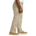 Big + Tall Essentials by DXL Men's Big and Tall Men's FlatFront Twill