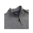 thumbnail image 2 of Oxford America Men's Linden 1/4-Zip Quilted Golf Pullover, Large Irongate -, 2 of 2