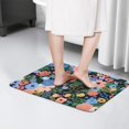 thumbnail image 4 of Pioneer Flower Floral Print Flannel Non Slip Door Rugs,Washable Door Mats Indoor,Decorative Door Mats,Dirt-Resistant and Absorbent Doormat for Entrance,Bedroom,Kitchen,Bathroom,23.5"x16", 4 of 5