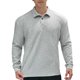 thumbnail image 2 of Ceisia Men Solid Color Long Sleeve Stand Up Collar Button Casual Gift Daily Outdoor Fashion Hoodie Top, 2 of 8