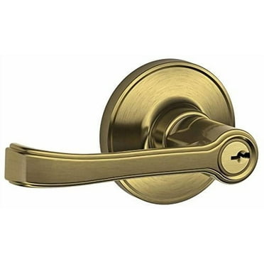 4 Keyed Alike Dexter Schlage leverJ54 TOR 609 Antique Brass Entrance Locks